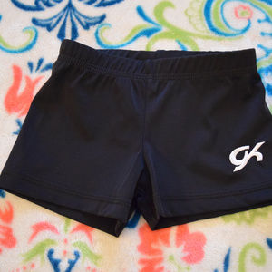 GK Elite Black Nylon Spandex Gymnastics CM